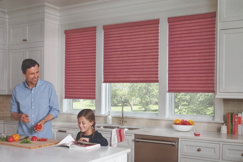 Custom Kitchen Window Treatments for Homes near Lee County, Florida (FL) including Solar Shades