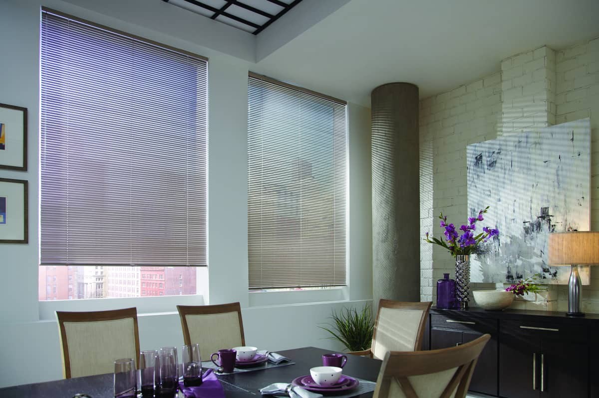 Hunter Douglas Modern Precious Metals® Aluminum Blinds Ft. Myers Beach, Florida benefits of motorized blinds